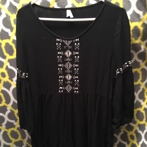 Black long sleeve dress